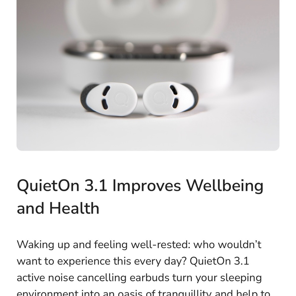 COPY - Quieton sleeping earbuds